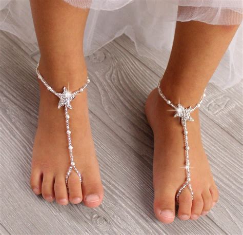 Little Girls Barefoot Sandals