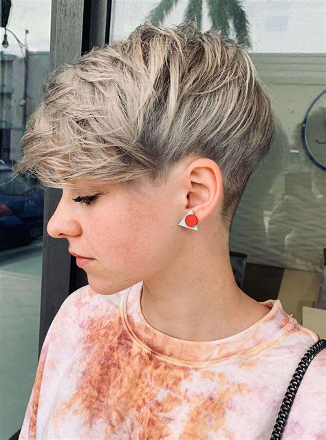 Short Hair U Cut Hairstyles : Amazing short blonde pixie haircut # ...