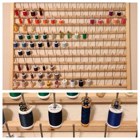 Thread storage that holds bobbin with matching thread