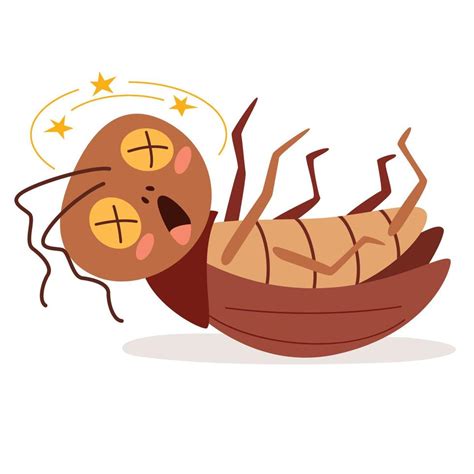 Cartoon Drawing Of Isolated Cockroach 13539431 Vector Art at Vecteezy