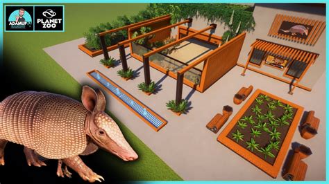 Planet Zoo Armadillo Habitat Enclosure Build | Grasslands Animal Pack ...