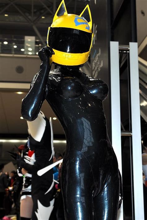 Sexy Durarara Celty cosplay. | cosplay | Latex cosplay, Latex catsuit ...