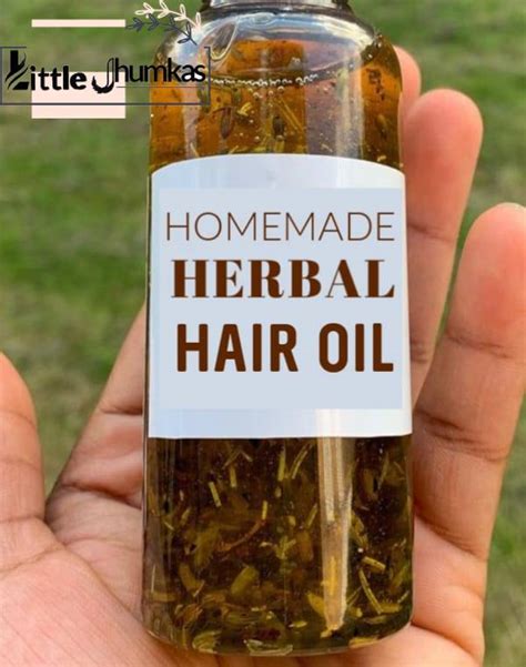 Homemade Herbal Hair Oil for Hair Growth. 100ml – littlejhumkas.com