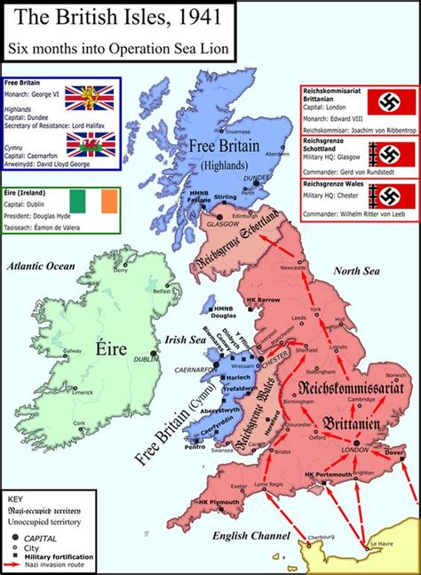 Six months into Operation Sea Lion (1941) : r/MapPorn