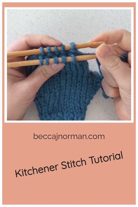 Kitchener Stitch Tutorial | Knitted socks free pattern, Knitting ...