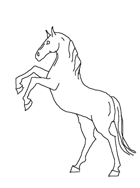 Easy Horse Drawing at GetDrawings | Free download