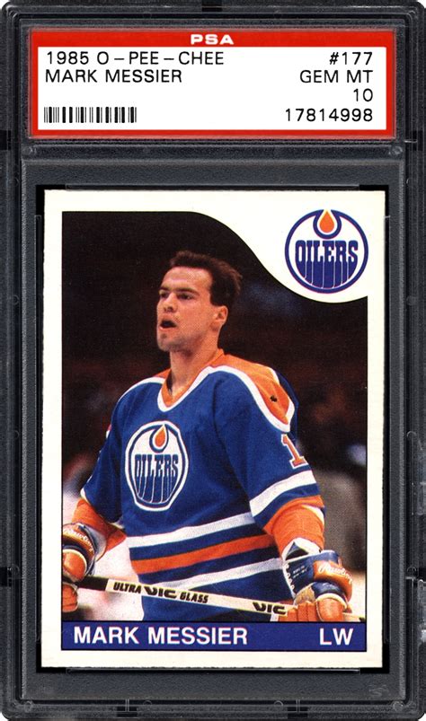 1985 O-Pee-Chee Mark Messier | PSA CardFacts™