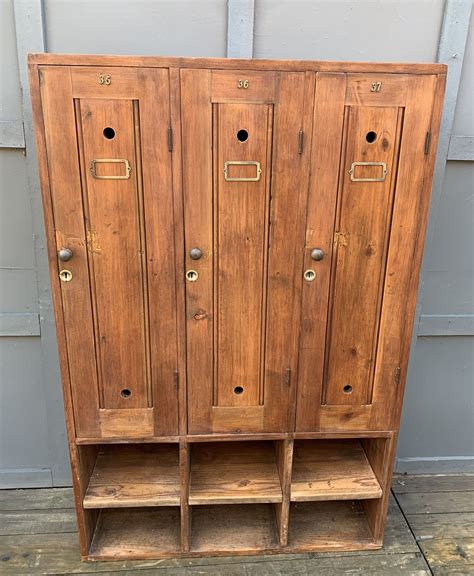 1930s Wooden Golf Locker | Golf room, Antique cabinets, Cabinets for sale