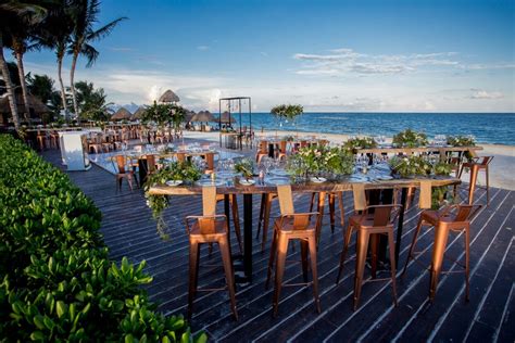 Deck wedding reception | Dreams riviera cancun resort, Dreams resort ...