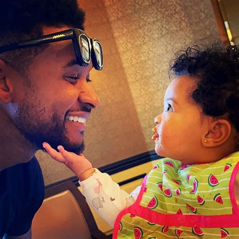 Usher Says He's 'Loving Being a Girl Dad' to Daughter Sovereign