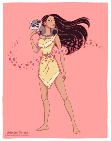 Pocahontas fan art, Disney princesses collection by ariartna | Disney ...