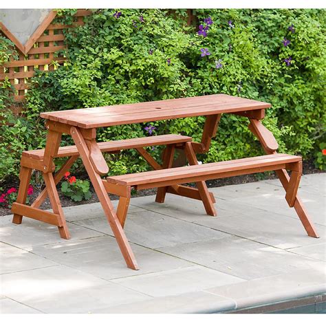 Leisure Season Folding Picnic Table and Bench | The Home Depot Canada