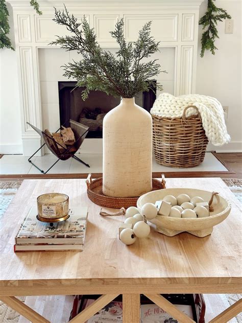 5 Cozy Coffee Table Decorating Ideas For Winter | She Gave It A Go