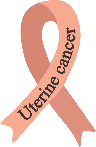 uterine cancer ribbon decal 2