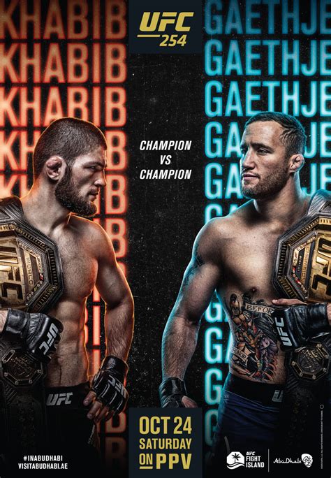 UFC 254 - Khabib vs Gaethje - 24.10.2020 - www.fightevents.de