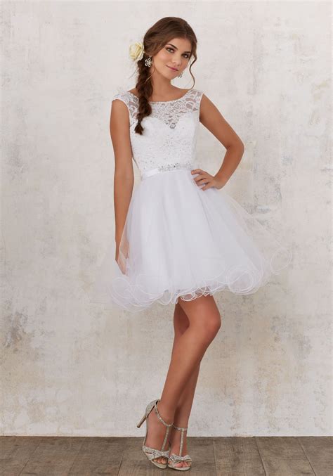 Lace and Tulle Damas Dress with Beading | Morilee | Dama dresses ...