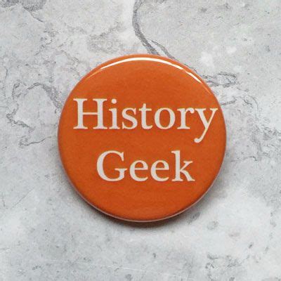 History Geek Orange Badge