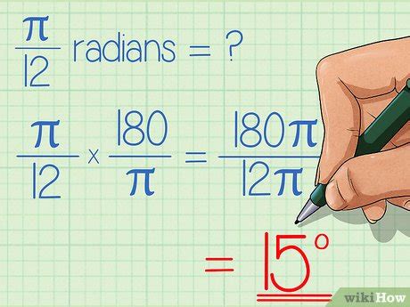 How to Convert Radians to Degrees: 4 Steps (with Pictures)