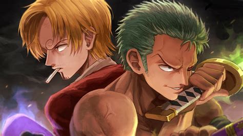 1920x1080 Resolution Sanji x Roronoa Zoro HD One Piece 1080P Laptop ...