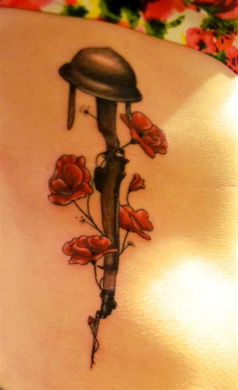 Poppy Flower Tattoo Military - Wiki Tattoo