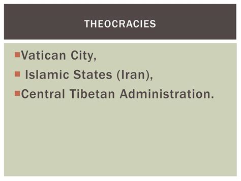 PPT - Theocracy PowerPoint Presentation, free download - ID:2494626