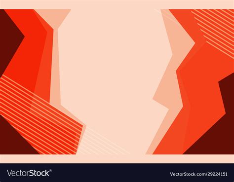 Background design with abstract patterns in red Vector Image