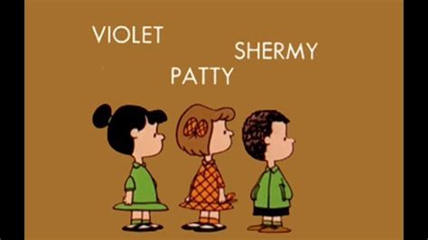 Forgotten Peanuts Character Shermy, Patty, and Violet | Peanuts gang ...