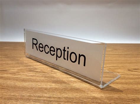 Reception Desk Signage Freestanding information signs made to your ...