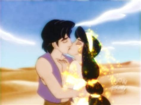 For Valentines: Favorite Aladdin and Jasmine Kiss...click for bigger ...