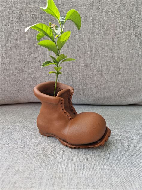 Wall-e Shoe Wall E Shoe Pot Flower Pot Wall-e Plant - Etsy