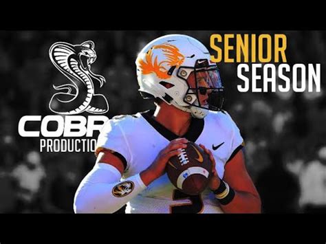 Drew Lock Official Senior Highlights || Strongest Arm in College ...