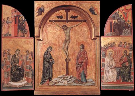 Triptych - Duccio - WikiArt.org - encyclopedia of visual arts