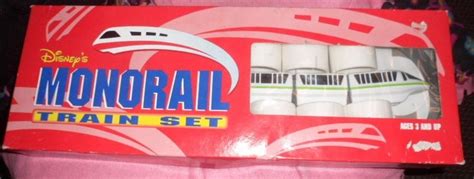 VINTAGE NOS DISNEY'S MONORAIL TRAIN SET GLIDER GREEN STRIPE | Green ...