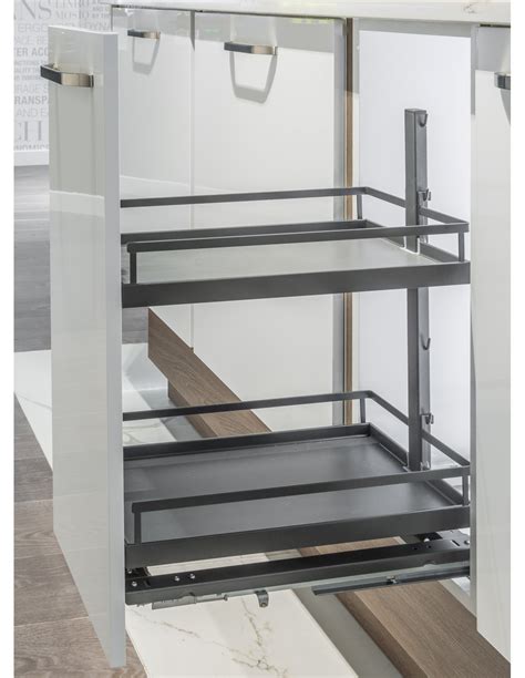 Kessebohmer Base Pull Out Storage KSABP400A Anthracite Style 400mm ...