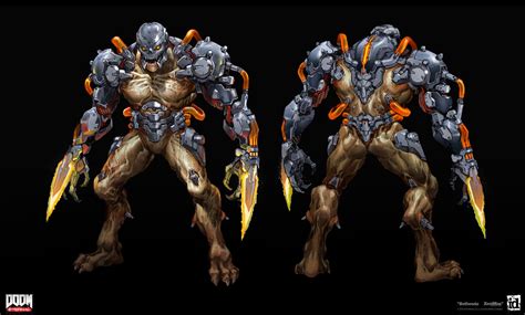 Dreadknight - Doom Eternal Concept Art | Doom, Evolve monster, Monster ...