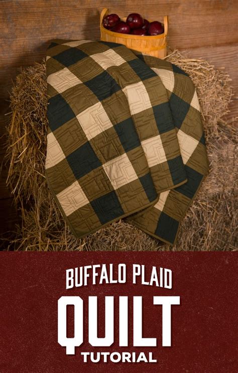 Create a fast and easy Buffalo Plaid Quilt with Man Sewing's Rob Appell ...