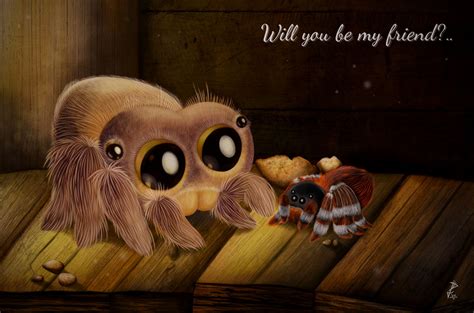 A New Friend [Lucas the Spider] by Woolfkas on DeviantArt