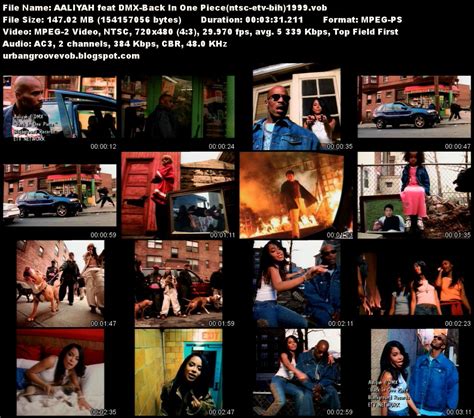 Urban Groove Vob Collection: Aaliyah feat Dmx - Back In One Piece (1999)