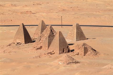 The Pyramids of Jebel Barkal in Sudan Stock Image - Image of egypt ...