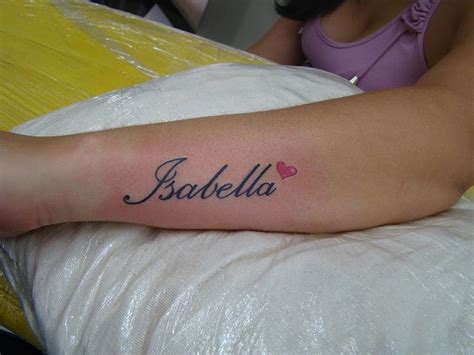 JB Jefferson Bastos: Tattoo Nome Isabella