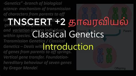 1.Botany | Classical Genetics | Introduction - YouTube