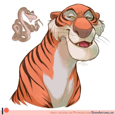 Shere Khan by Sa91 on DeviantArt | Disney style drawing, Disney fan art ...