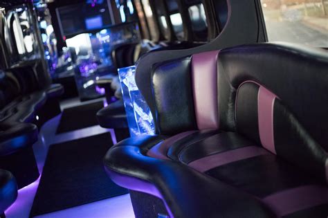 Limo Bus (Interior, Curved Seating, View 1) | KC Night Train