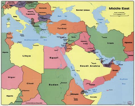 Middle East Political Map – Get Map Update