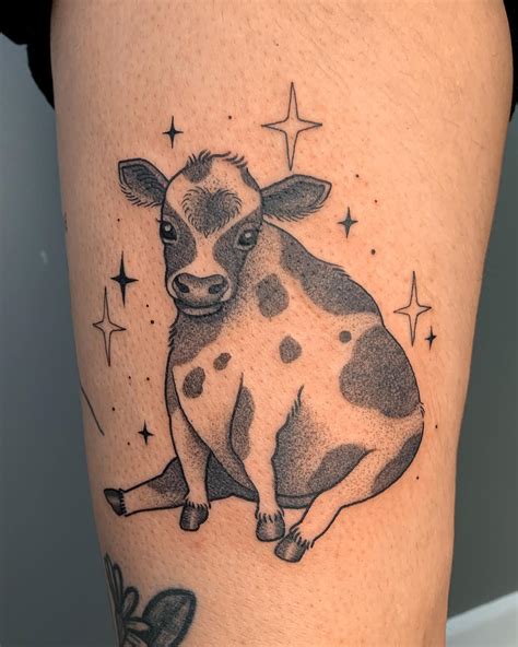 Top 76+ traditional cow tattoo - Giày cao gót nữ