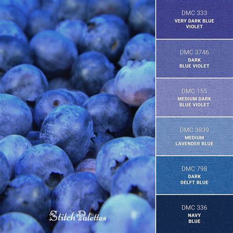 Bluest Of Blueberries | Color palette challenge, Blue colour palette ...