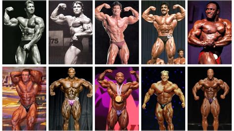 ALL-TIME MR. OLYMPIA WINNERS 1965-2016 - YouTube