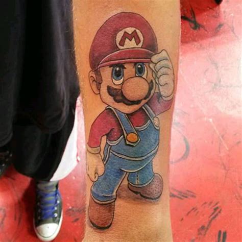 Tattoo uploaded by grant efinger • Did this Mario awhile back • Tattoodo