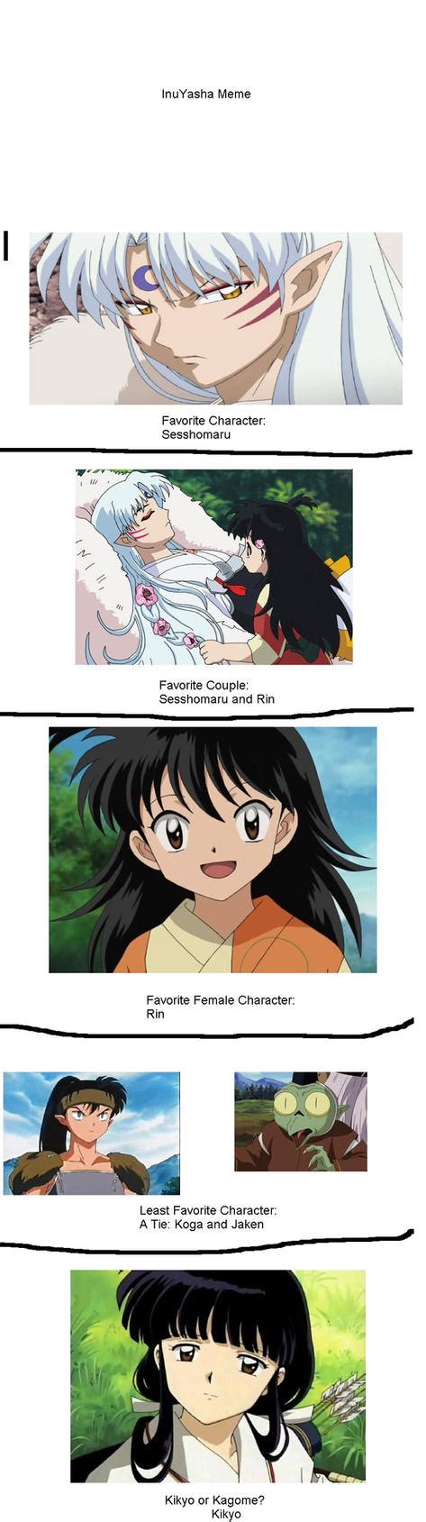 My Inuyasha Meme by KingOpalay on DeviantArt