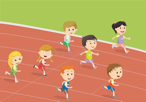 Marathon Runner Clipart Kids